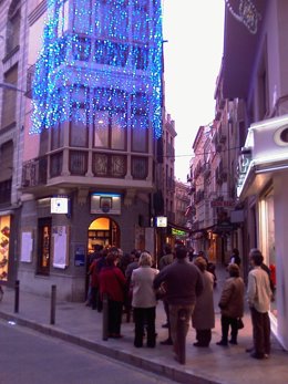 Colas en busca décimo de Navidad