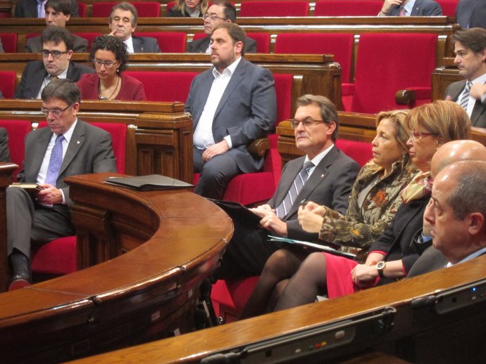 Artur Mas, en el debate de investidura