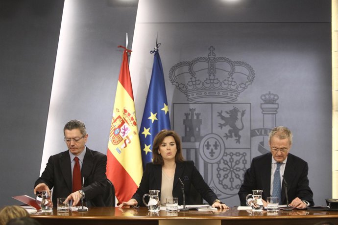 Santamaría, Gallardón y Pedro Morenés