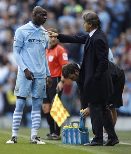 Mario Balotelli Y Roberto Mancini