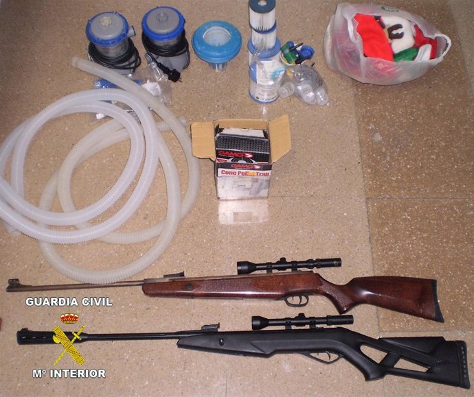 Objetos robados en cortijos de Granada