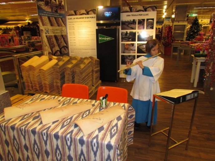 Una "Blauet"  de la Escolaina de Lluc