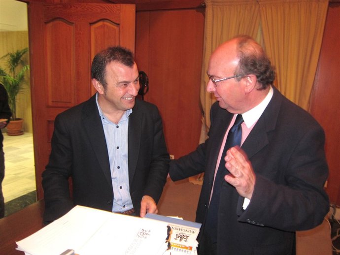 Presidentes de Procórdoba, Luis Martín (dcha), actualmente, y Tejada, en pasado