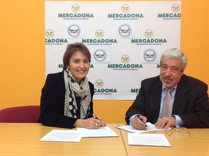 Frima de convenio entre Mercadona y la Federación Gallega de Bancos de Alimentos