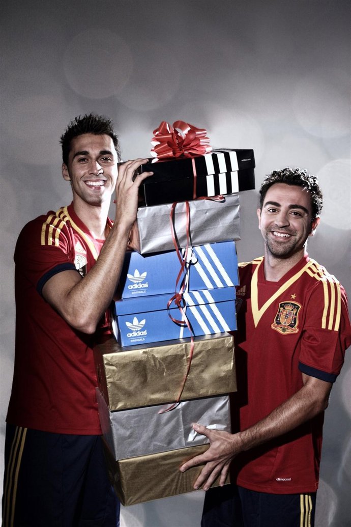 Álvaro Arbeloa y Xavi Hernández