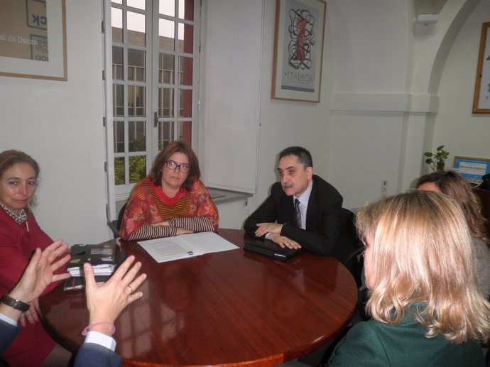 Reunión sobre atención a personas dependientes de la Diputación de Sevilla 