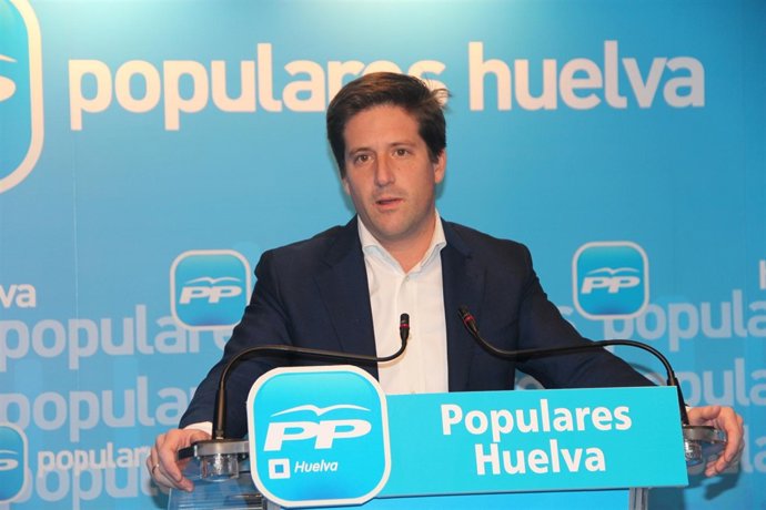 El portavoz del PP en la Diputación de HUelva, Guillermo García Longoria.