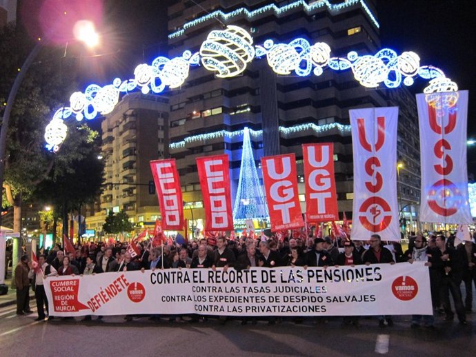 Cabeza de la manifestación