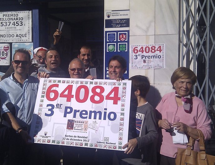 Tercer premio de Lotería de Navidad en una administración de Málaga