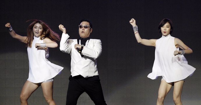 Psy baila el Gangnam Style