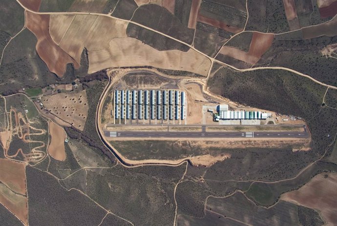  Vista aérea del aeródromo de Casarrubios