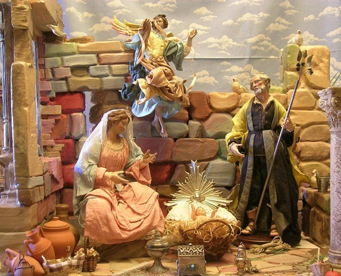 Parte del Belén de la Casa Zorrilla