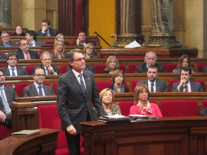 El presidente de la Generalitat, Artur Mas