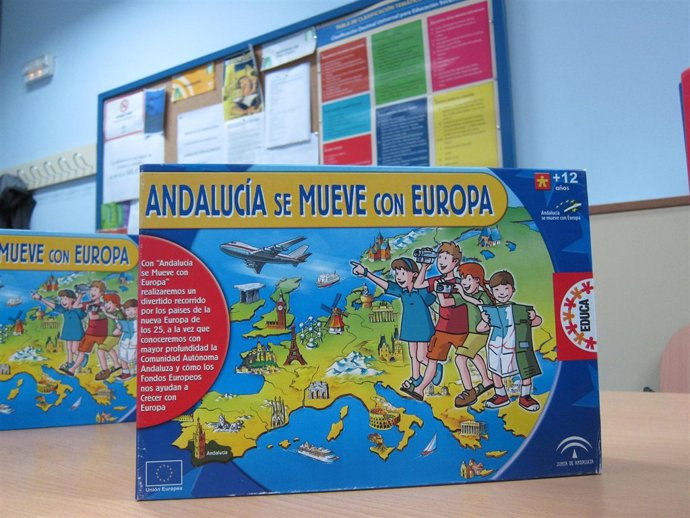 Juego de 'Andalucía se mueve con Europa'.