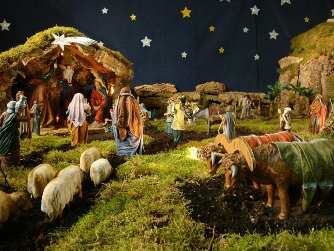 Belén de la Hermandad del Refugio en Zaragoza