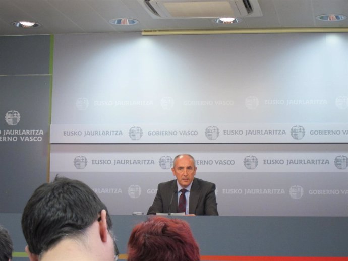 El portavoz del gobierno vasco, josu erkoreka