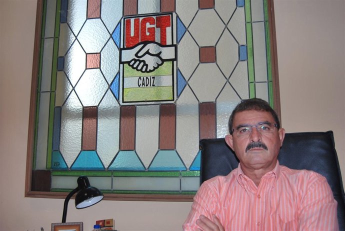 Sectetario provincial de UGT Cádiz, Salvador Mera