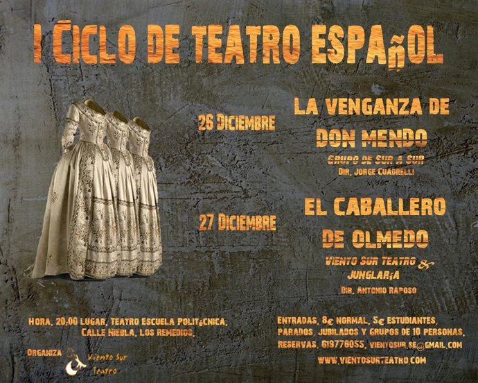 I Ciclo de Teatro Español a beneficio del Teatro Triana