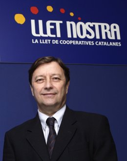 El presidente de Llet Nostra, Xavier Tubert