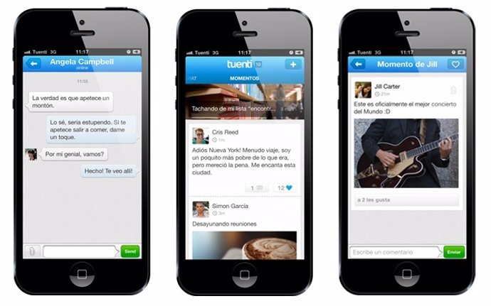 Versión 1.1 Tuenti Social Messenger para iOS