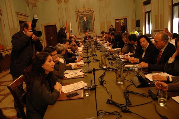 Pleno de diciembre en el Ayuntamiento de Huelva.