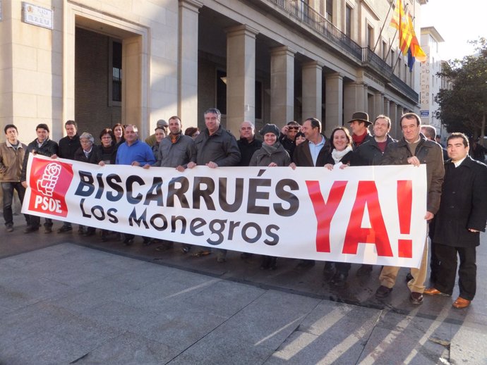 Alcaldes Monegros exigen Biscarrués