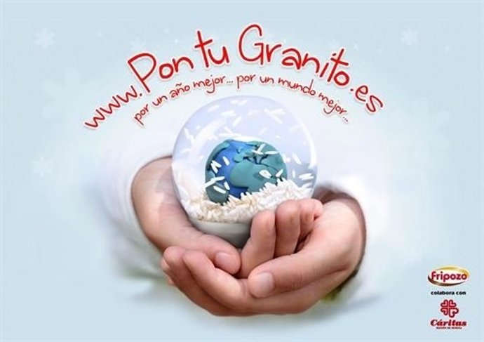 Fripozo convierte en 10.000 granos de arroz para Cáritas cada deseo recibido 