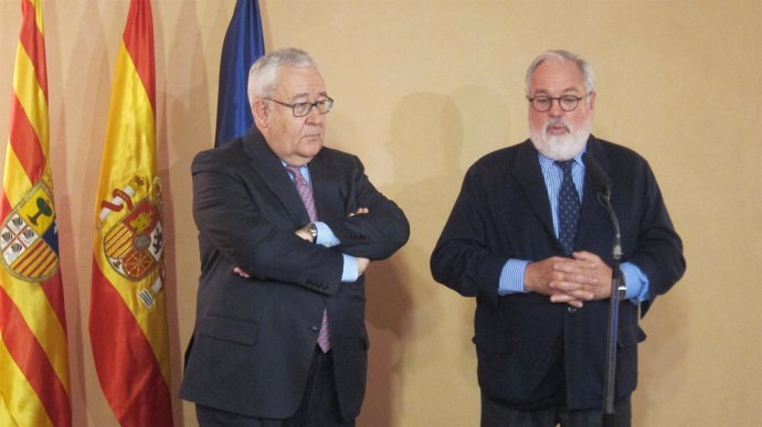 El ministro Arias Cañete y José Angel Biel