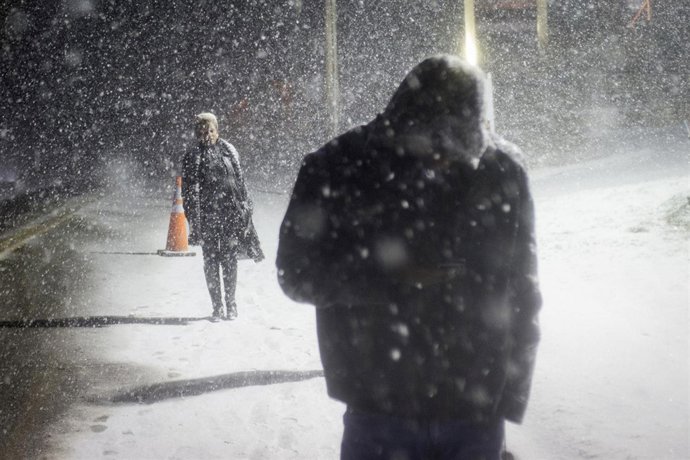 Tormenta de nieve en Estados Unidos