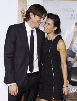 Ashton Kutcher y Demi Moore