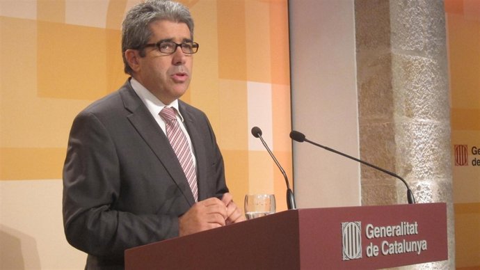 Francesc Homs, en rueda de prensa tras el Consell Executiu