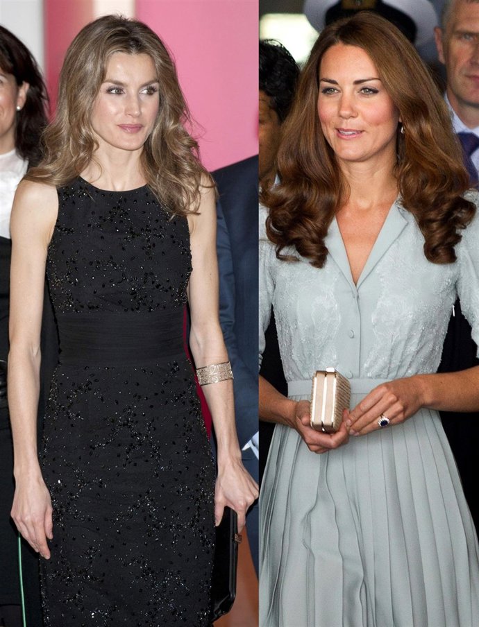 Montaje Letizia Ortiz y Catalina de Cambridge
