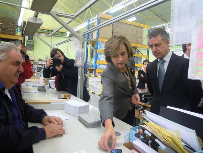 Visita de Iñigo Urkullu a Lantegi Batuak