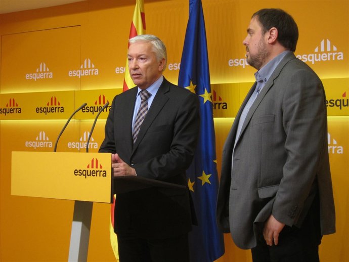 Antoni Abad (Cecot), Oriol Junqueras (ERC)