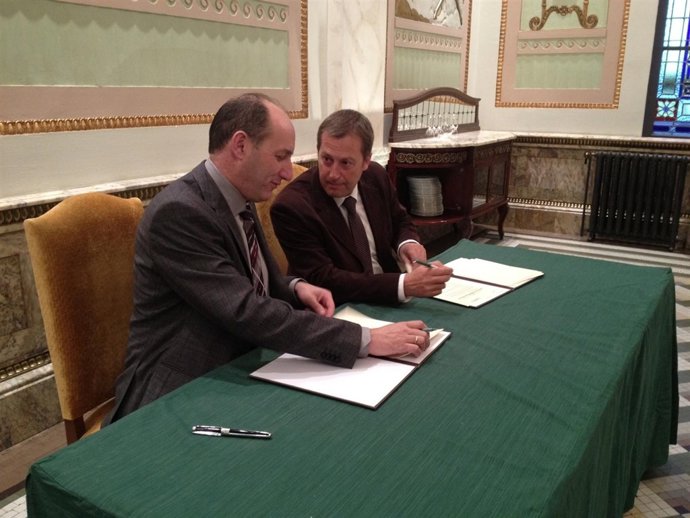 José Antonio Alayeto y Fernando Marcén.