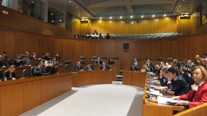Pleno de las Cortes de Aragón.