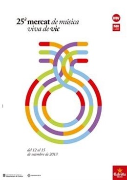 Cartel del Mercat de Música Viva de Vic