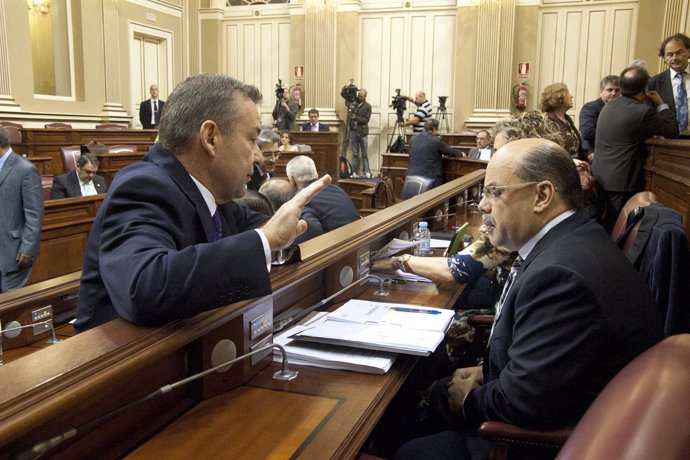Pleno del Parlamento de Canarias sobre los presupuestos