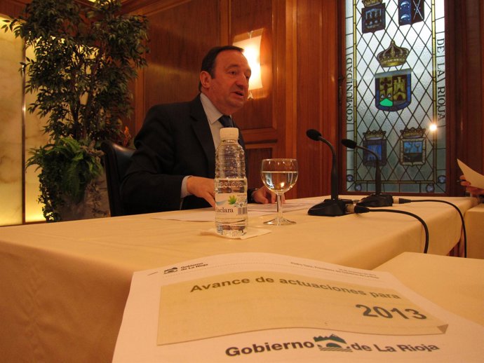 Pedro Sanz, presidente del Gobierno riojano