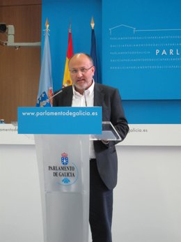 Abel Losada tras la xunta de portavoces