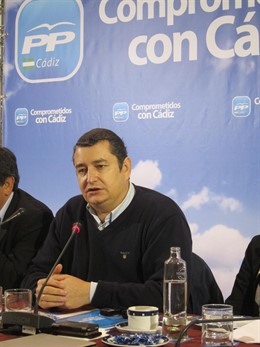 Antonio Sanz, presidente del PP de Cádiz