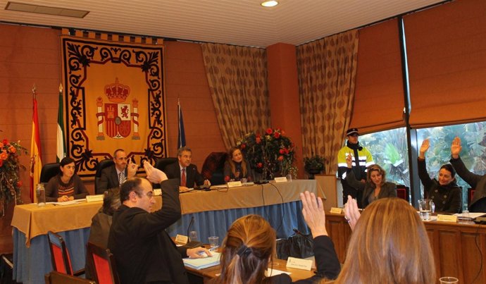 Pleno en el Ayuntamiento de Estepona