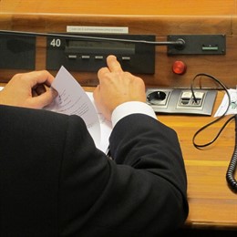 Votación en la Junta General del Principado