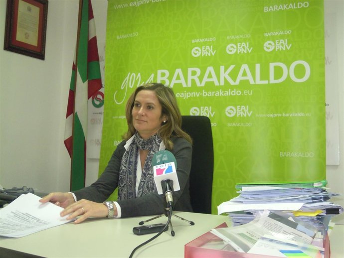 La portavoz del PNV en Barakaldo, Amaia del Campo