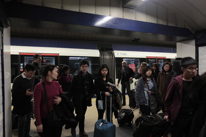 Paros del metro de Madrid