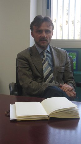 El delegado de la Junta en Huelva, José Fiscal, en una entrevista.