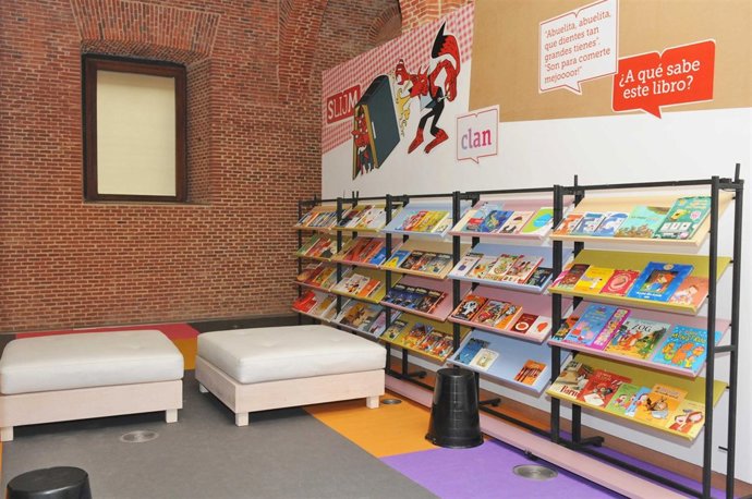 Libros infantiles, biblioteca