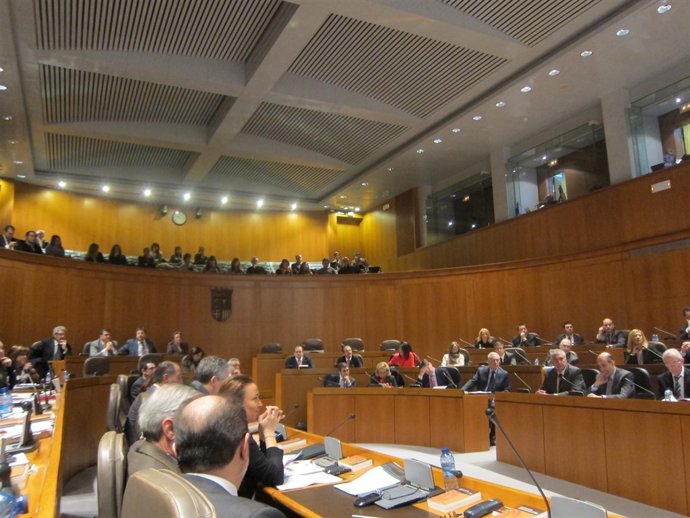 Pleno de las Cortes.