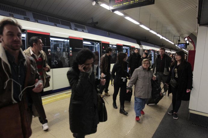 Paros del metro de Madrid