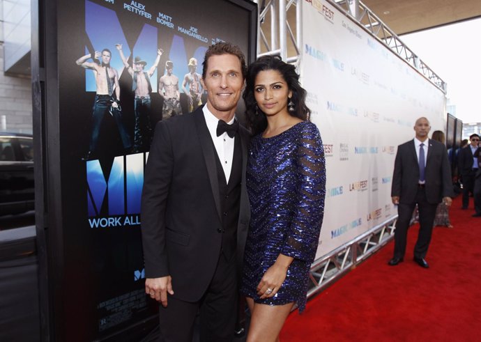 Matthew McConaghey y Camila Alves